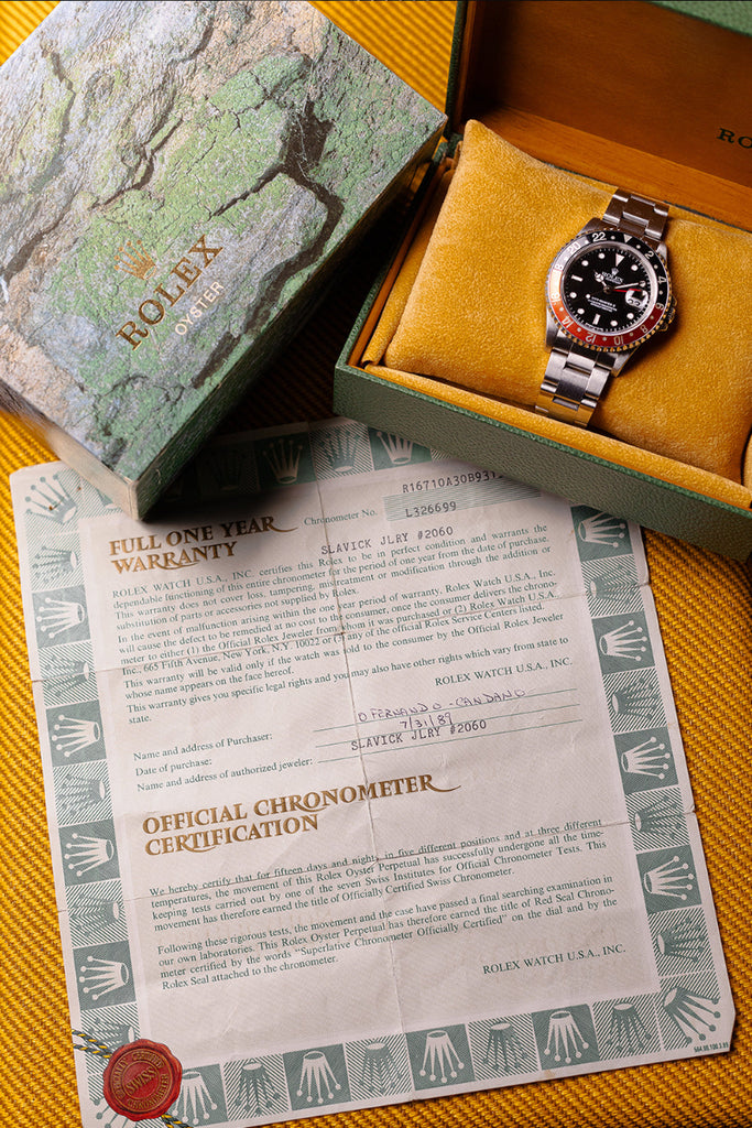 Rolex GMT Master "Coke", Ref. 16710 Circa. 1989