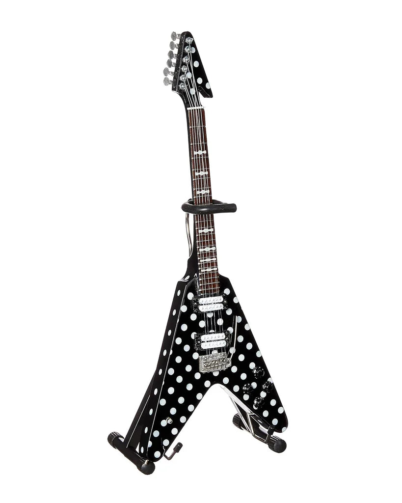 "Harpoon" V Polka Dot Signature - Mini Guitar