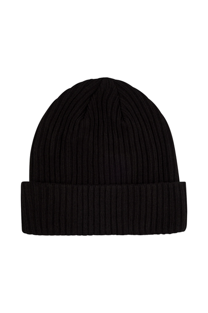 Fender Pick Patch Ribbed Beanie - Black