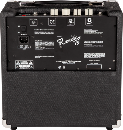 Fender Rumble 15 Bass Combo Amp
