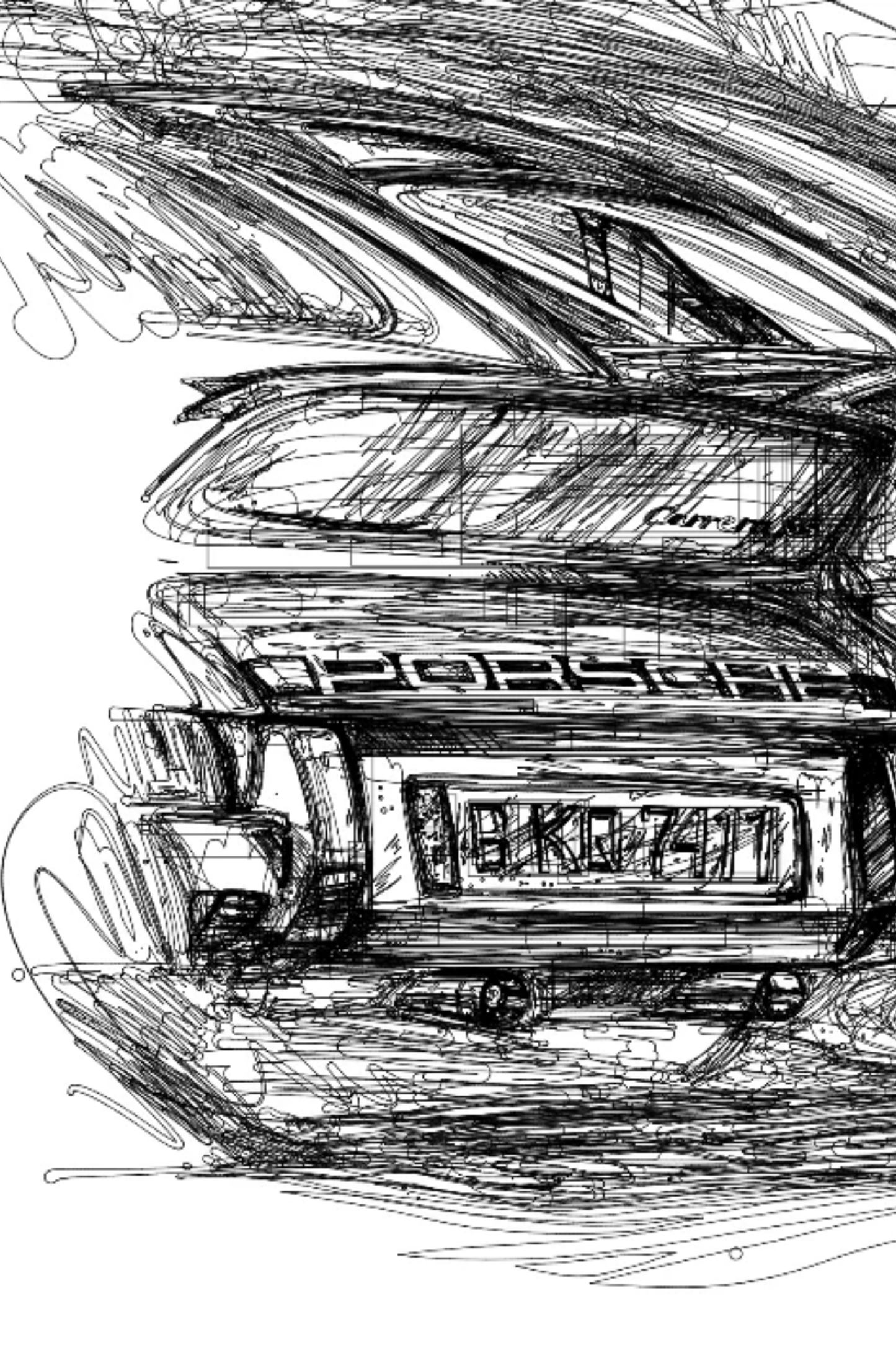 Marz Ink - "Porsche Club" (ACRYLIC/METAL) - 1 of 50