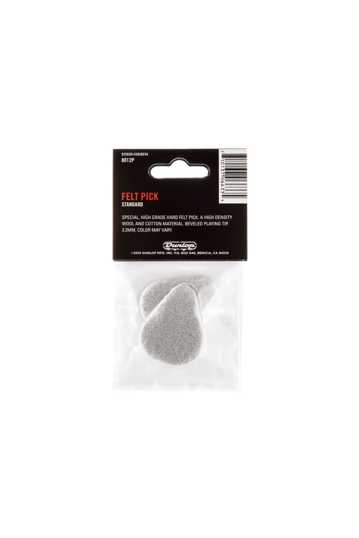 Dunlop Felt Pick Pack (3)