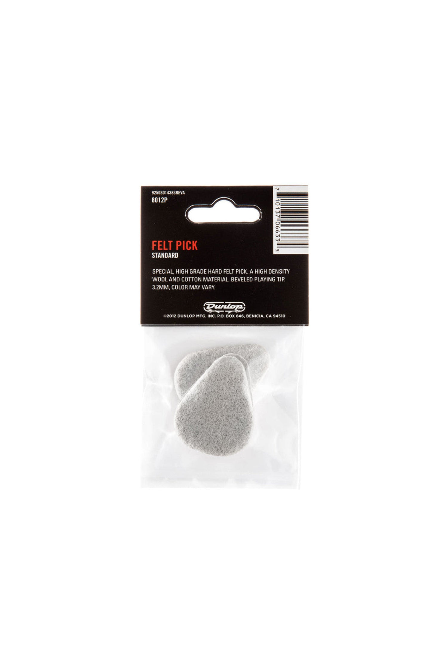 Dunlop Felt Pick Pack (3)