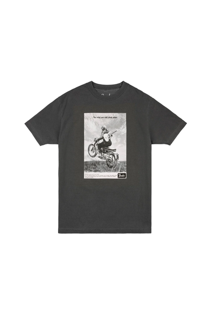 Fender Vintage Ad Motorcycle Rider T-Shirt