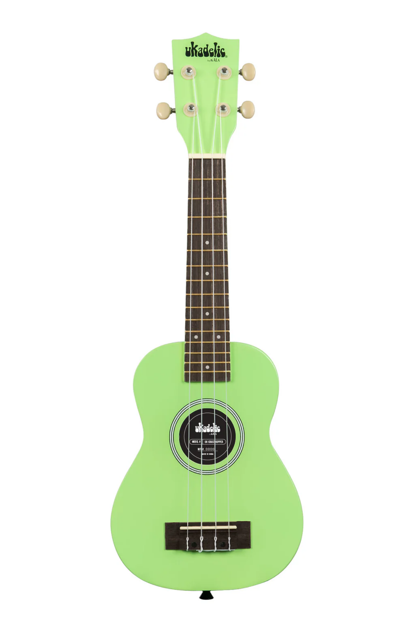 Kala Ukadelic Soprano Ukulele - Grasshopper