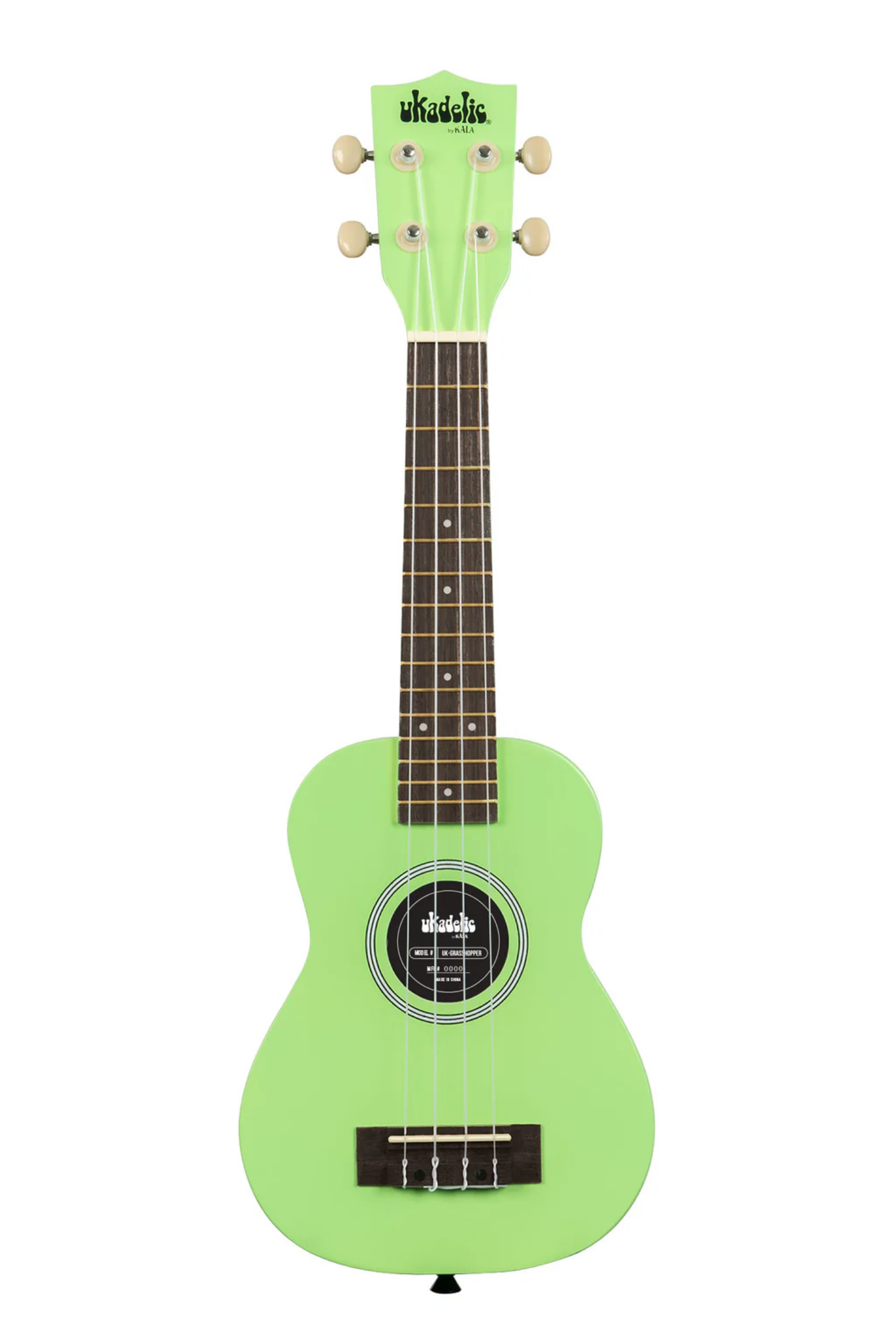 Kala Ukadelic Soprano Ukulele - Grasshopper
