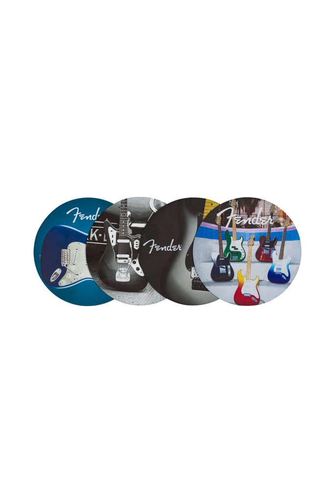 Fender® Guitar Coasters, 4-Pack, Multi-Color