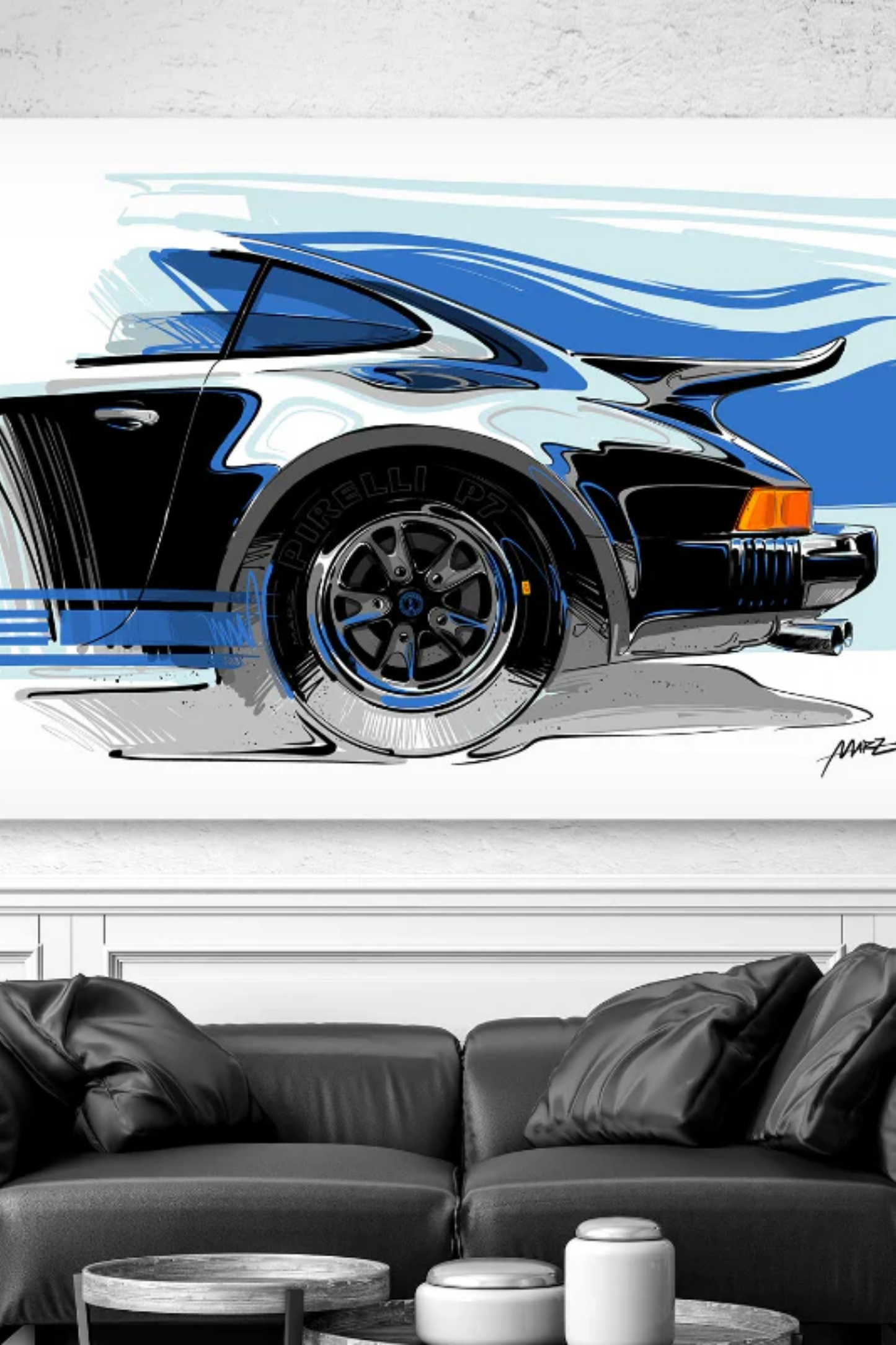 Marz Ink - Porsche Carrera 1980 (ACRYLIC/METAL)