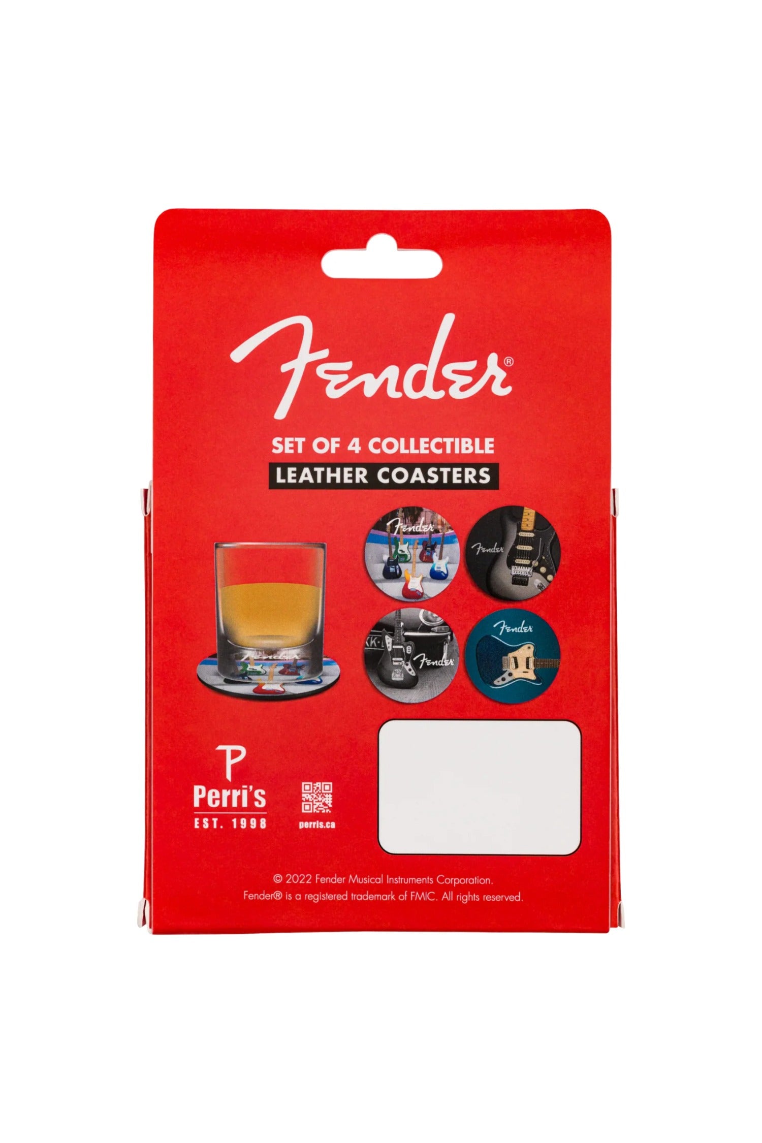 Fender® Guitar Coasters, 4-Pack, Multi-Color