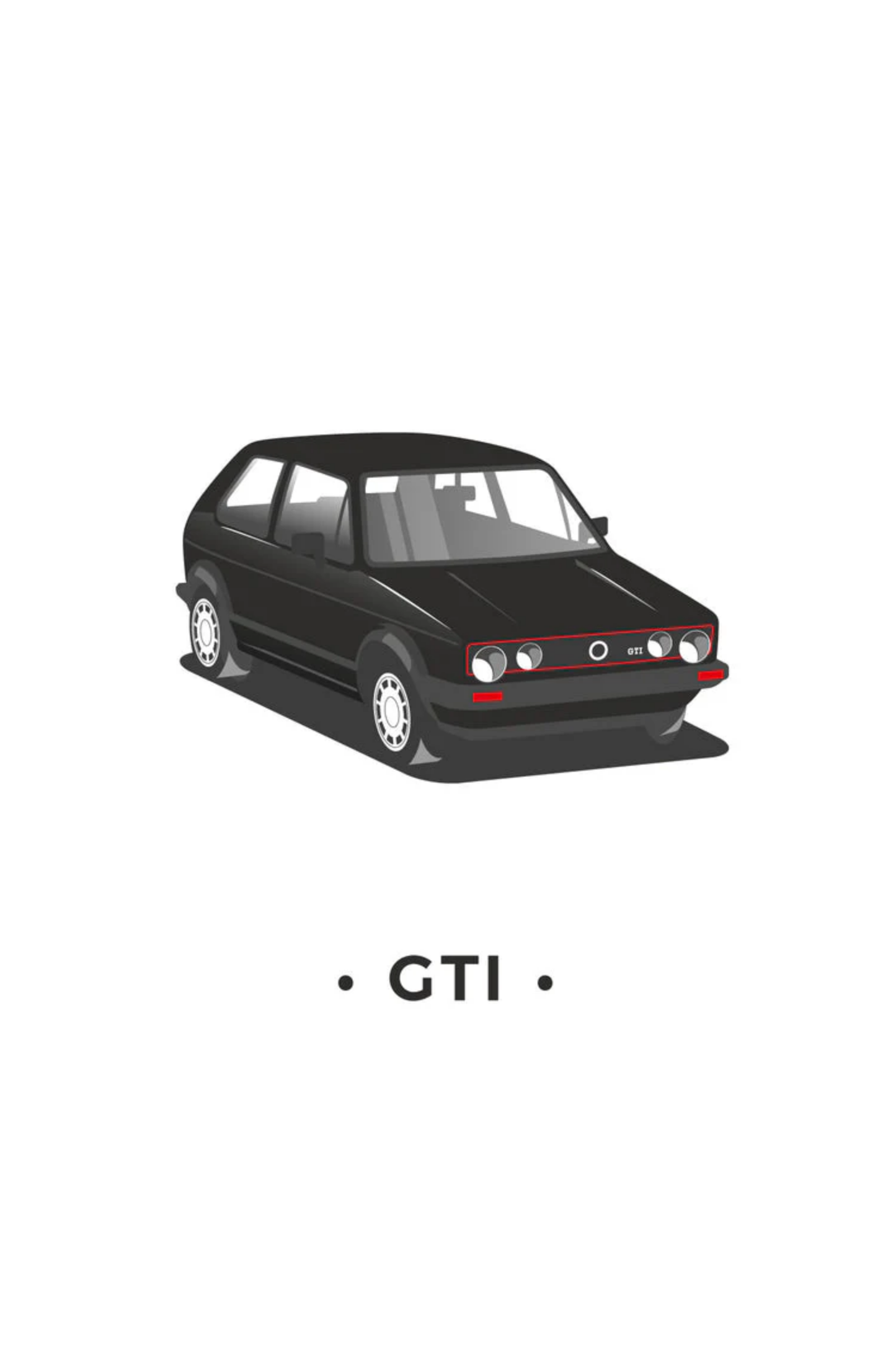 Heel Tread GTI Keychain