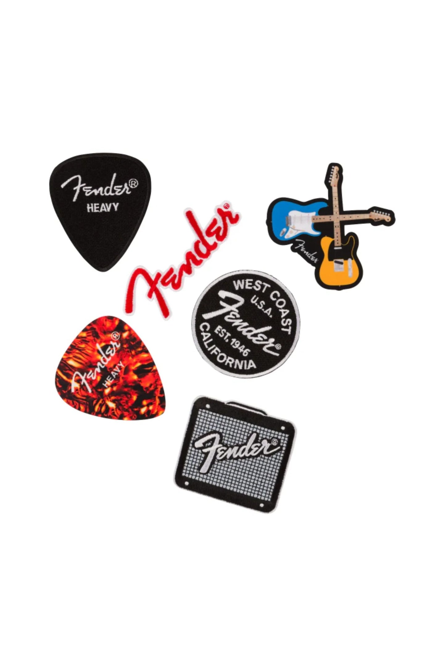 Fender Heavy Pick Patch - Black
