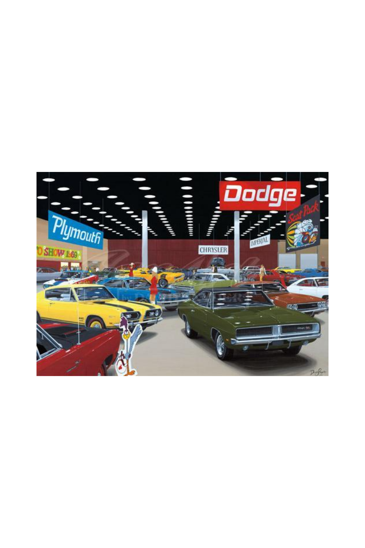 "Auto Show 1969" Limited Edition Print