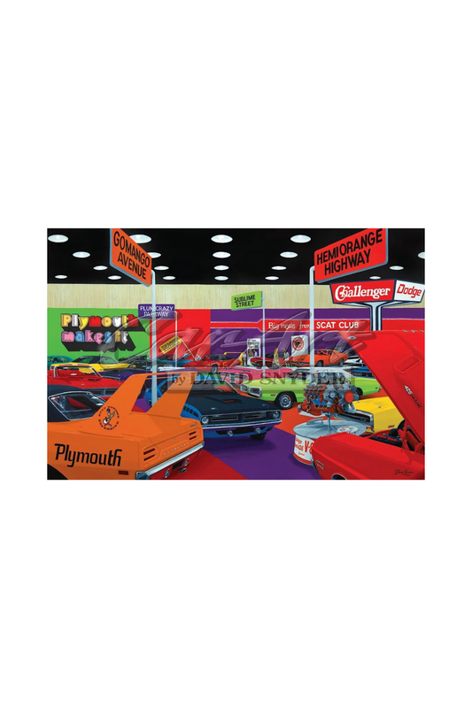 "Auto Show 1970" Limited Edition Print
