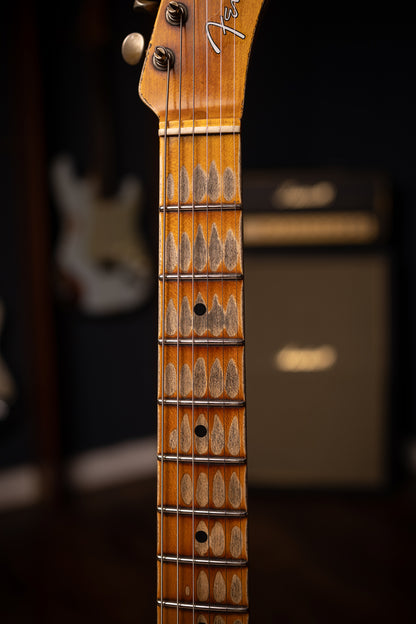 Fender Custom Shop 1952 Telecaster Super Heavy Relic Electric Guitar - Aged Cherry Sunburst