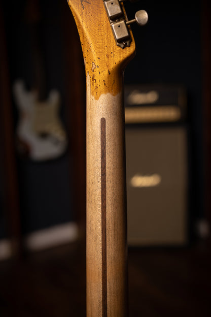 Fender Custom Shop 1952 Telecaster Super Heavy Relic Electric Guitar - Aged Cherry Sunburst