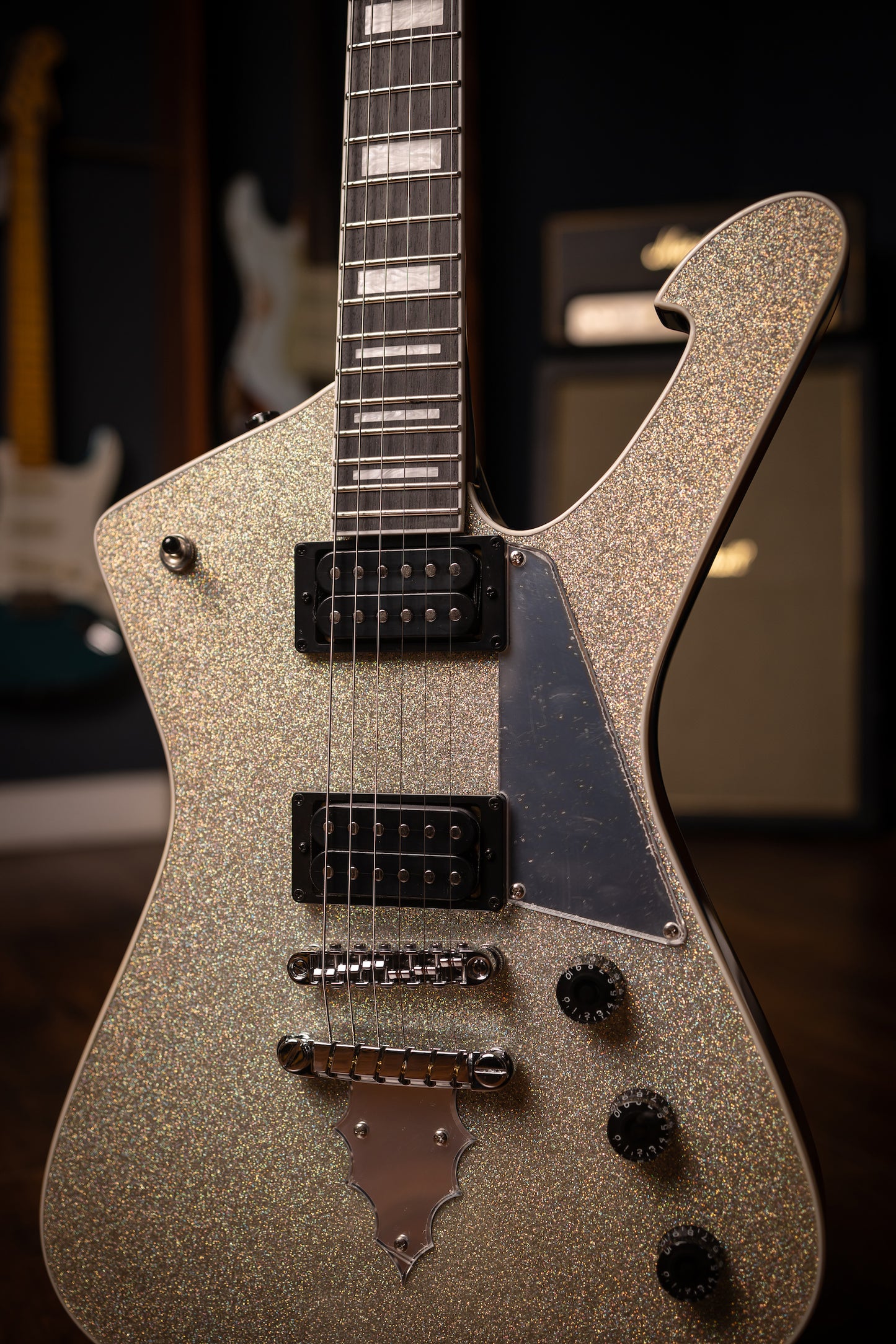 Ibanez Paul Stanley Signature PS60SSL Electric Guitar - Sliver Sparkle