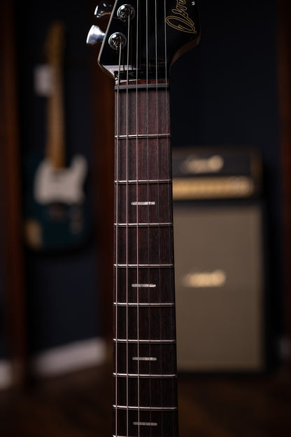 Osvaldo Skyline Six Electric Guitar - Obsidian Red