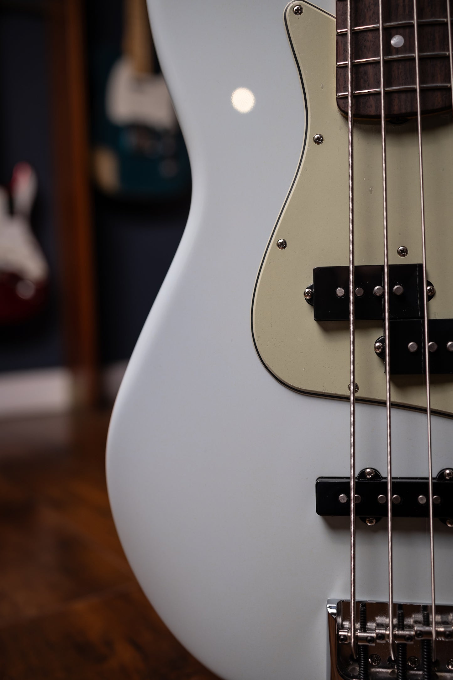 Fender Custom Shop Limited Edition Jazz Bass Special NOS Electric Bass - Aged Sonic Blue