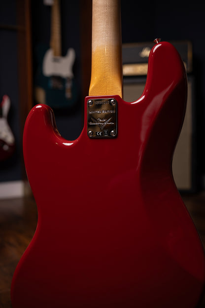 Fender Custom Shop Limited Edition Jazz Bass Special NOS Electric Bass - Aged Dakota Red
