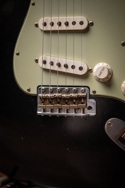 Fender Custom Shop 1960 Stratocaster Journeyman Brazilian Rosewood Masterbuilt by Dennis Galuszka, Black
