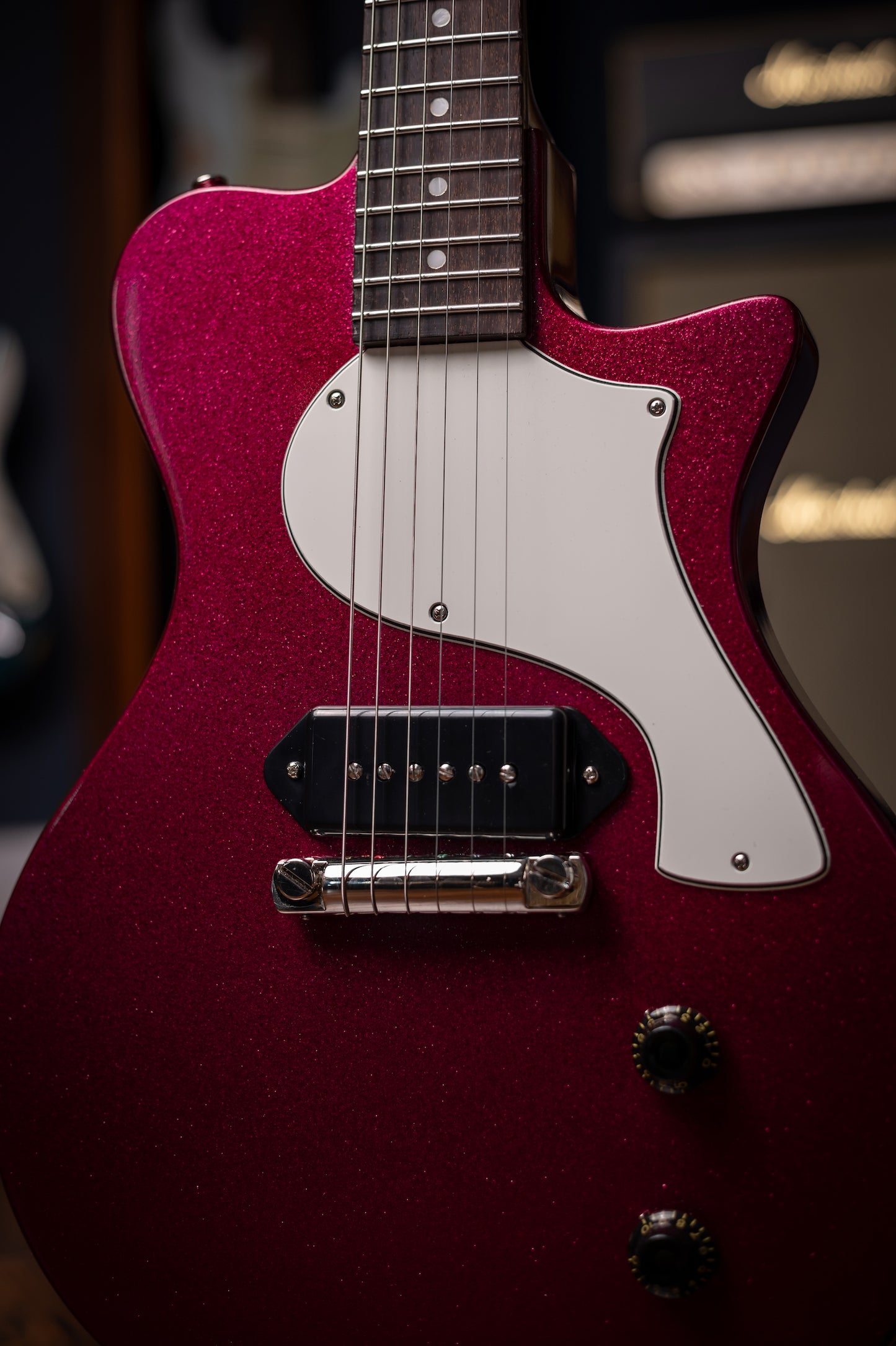 Carneglia Custom Shop Steed Electric Guitar - Purple Metallic