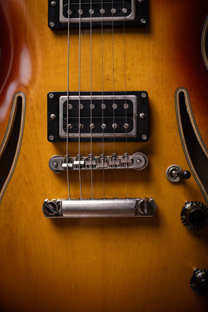Carneglia Custom Shop Sonora Custom Semi-Hollow Electric Guitar - Sunburst