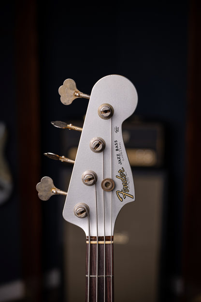 Fender 1965 Jazz Bass Journeyman Relic - Faded Inca Silver