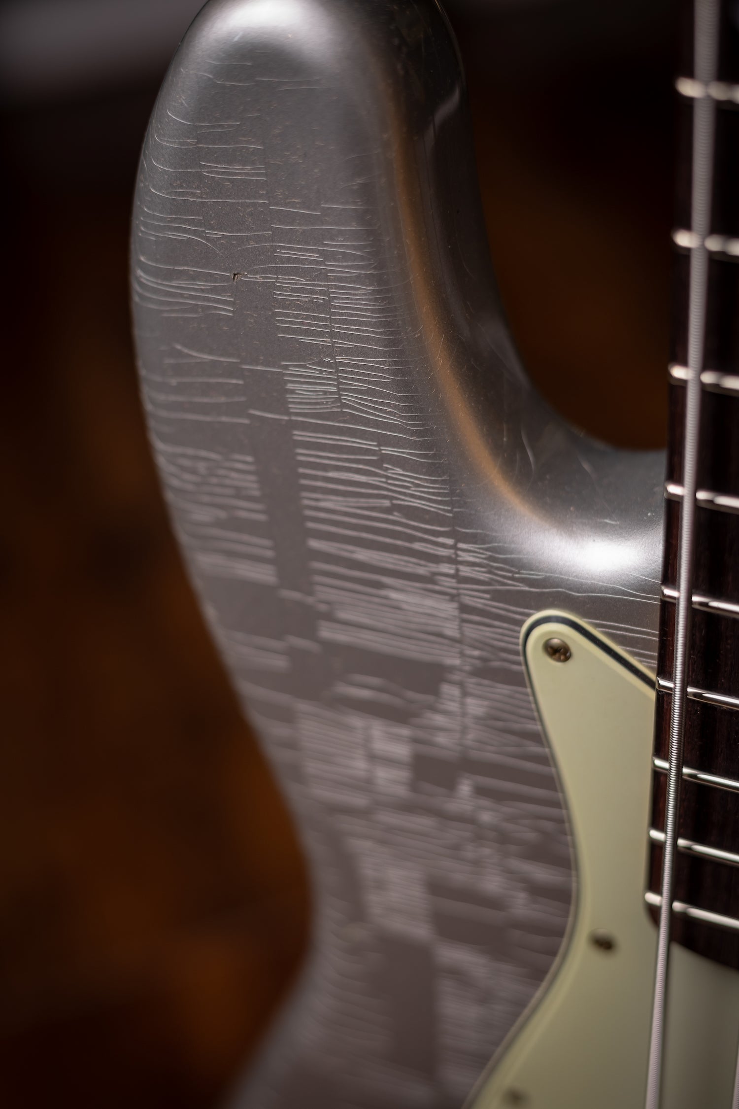 Fender 1965 Jazz Bass Journeyman Relic - Faded Inca Silver