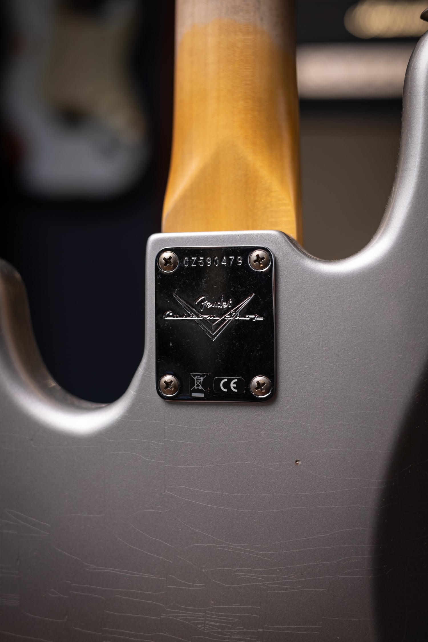 Fender 1965 Jazz Bass Journeyman Relic - Faded Inca Silver