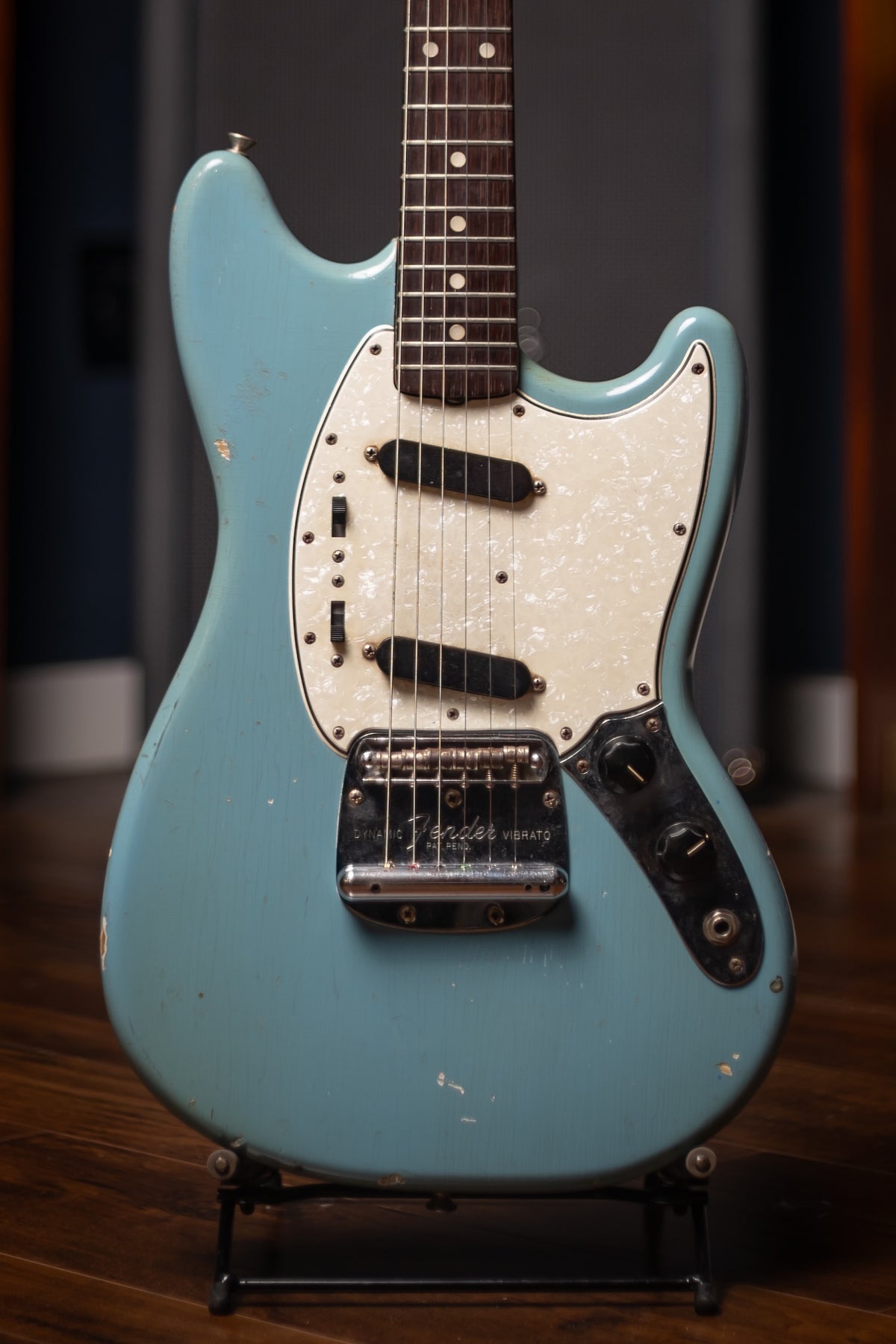 1965 Fender Mustang Electric Guitar - Daphne Blue