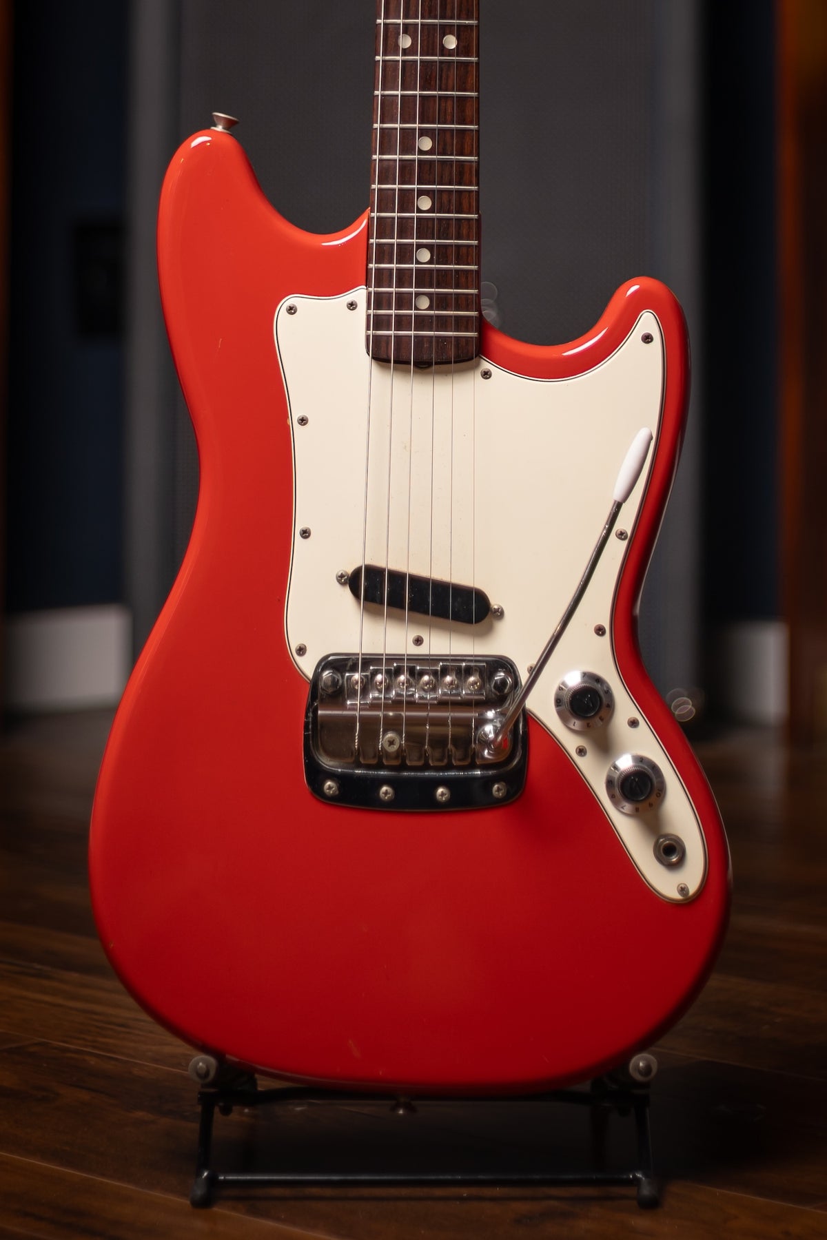 1968 Fender Bronco Electric Guitar - Red