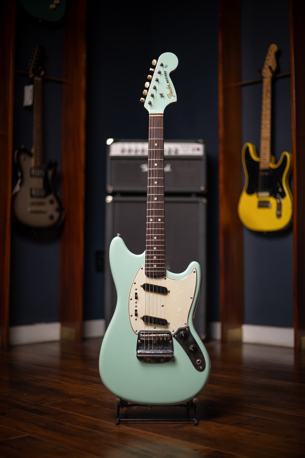 1966 Fender Sonic Blue (Refinished) Electric Guitar