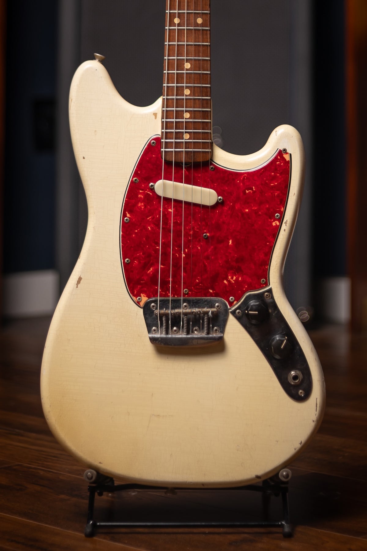 1965 Fender MusicMaster Electric Guitar - Olympic White