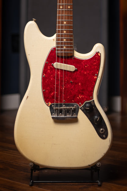 1965 Fender MusicMaster Electric Guitar - Olympic White