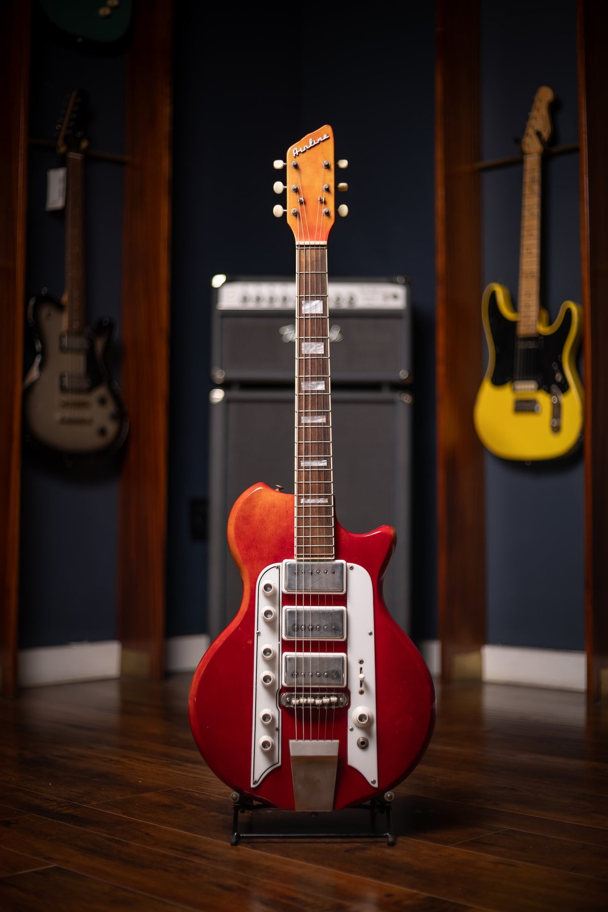 Airline Town and Country Electric Guitar - Red