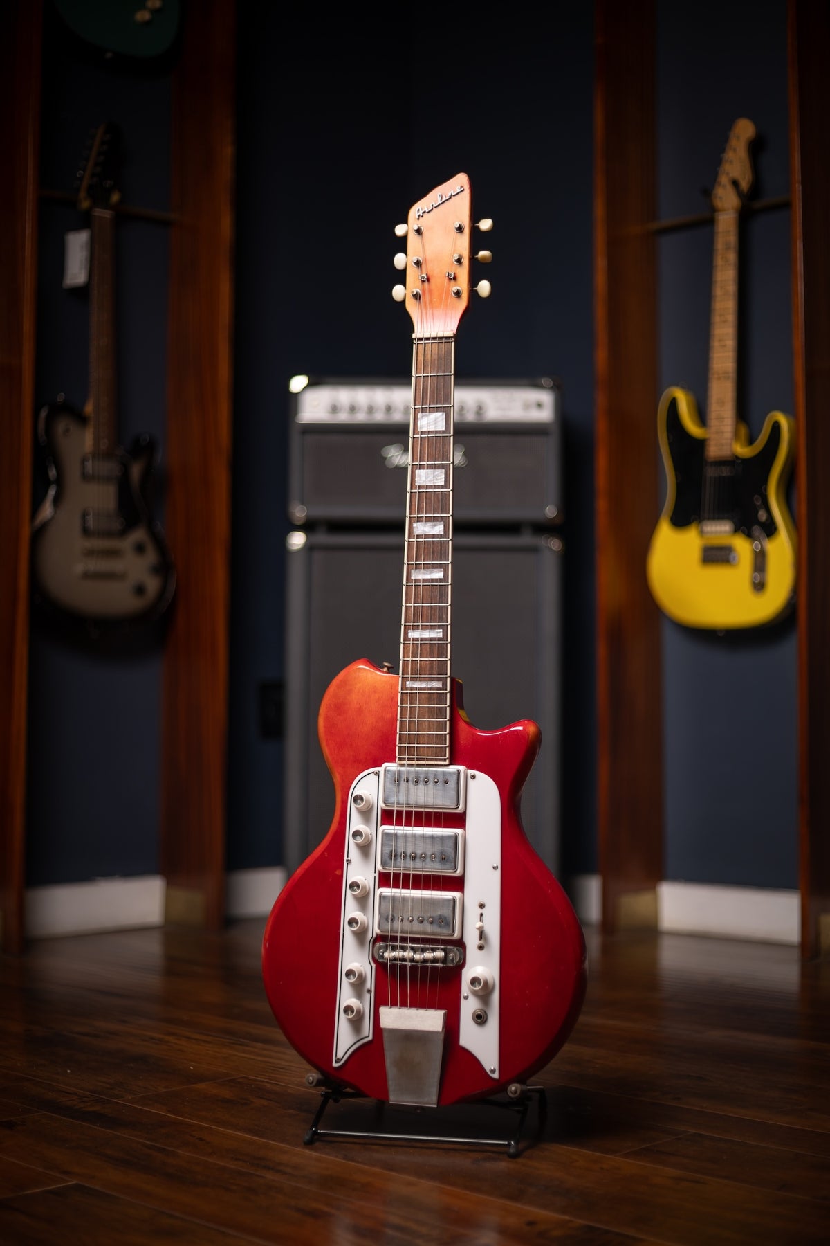 Airline Town and Country Electric Guitar - Red