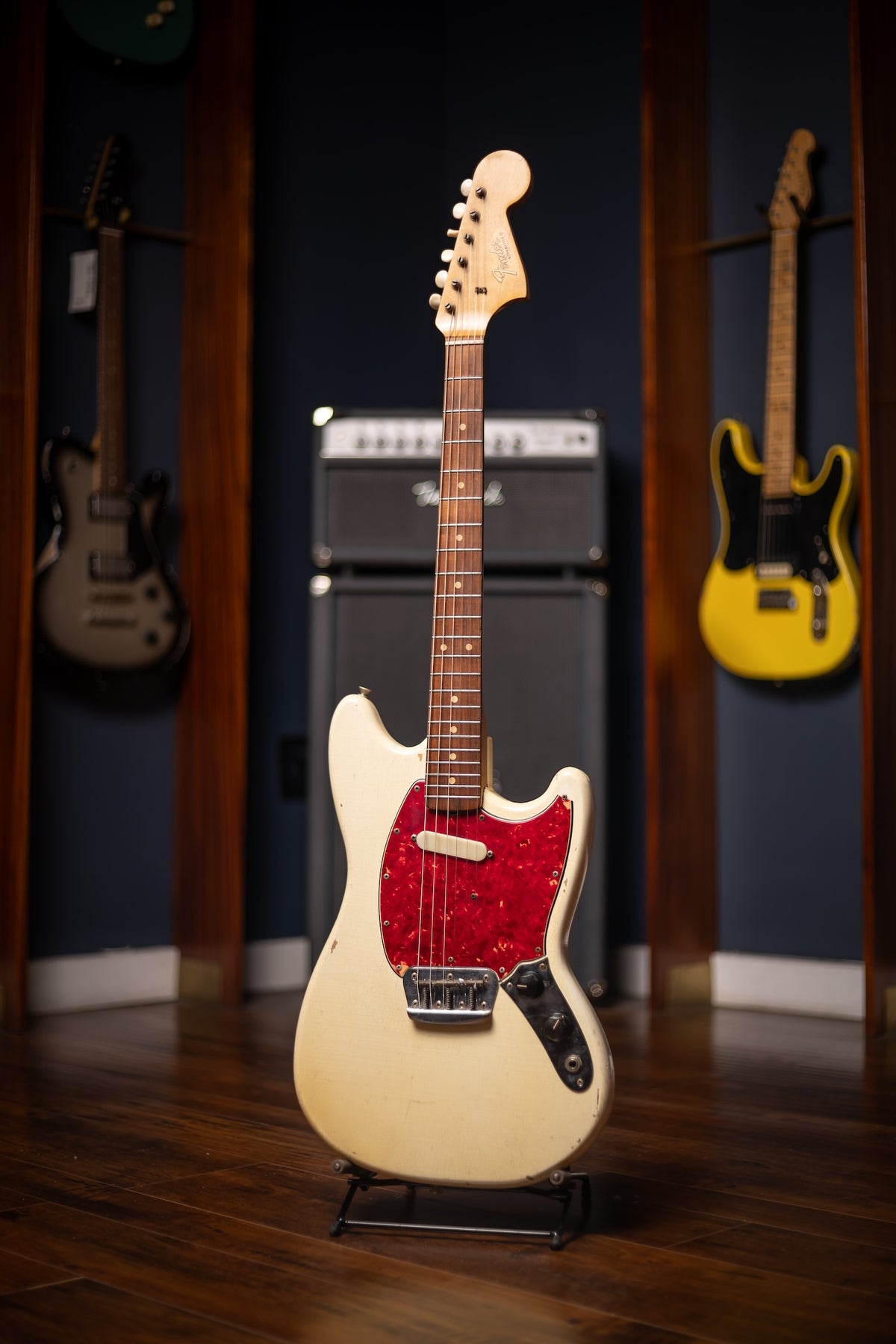 1965 Fender MusicMaster Electric Guitar - Olympic White