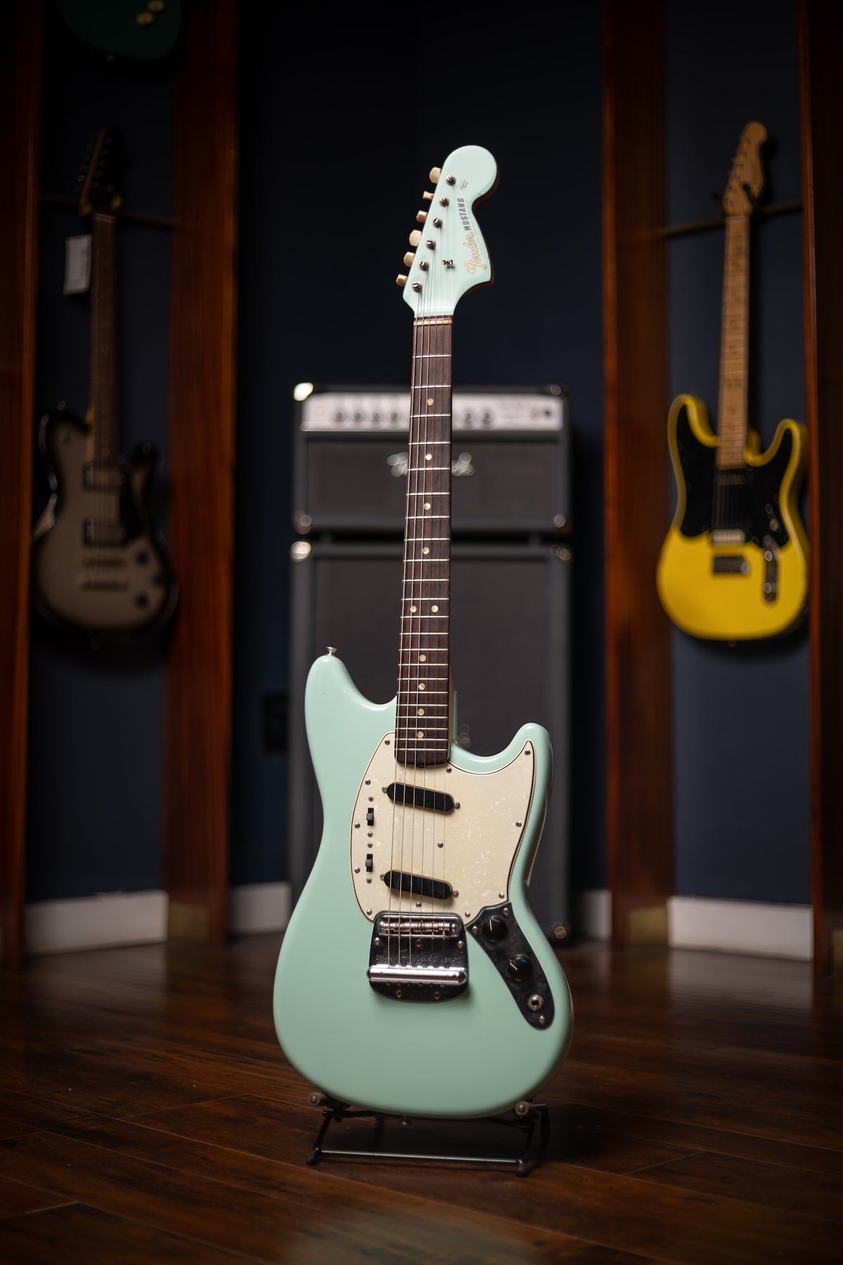 1966 Fender Sonic Blue (Refinished) Electric Guitar