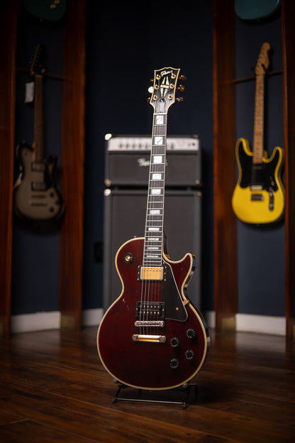 Pre-Owned Gibson Les Paul Custom Jerry Cantrell "Wino" Murphy Lab Electric Guitar - Light Aged Wine Red