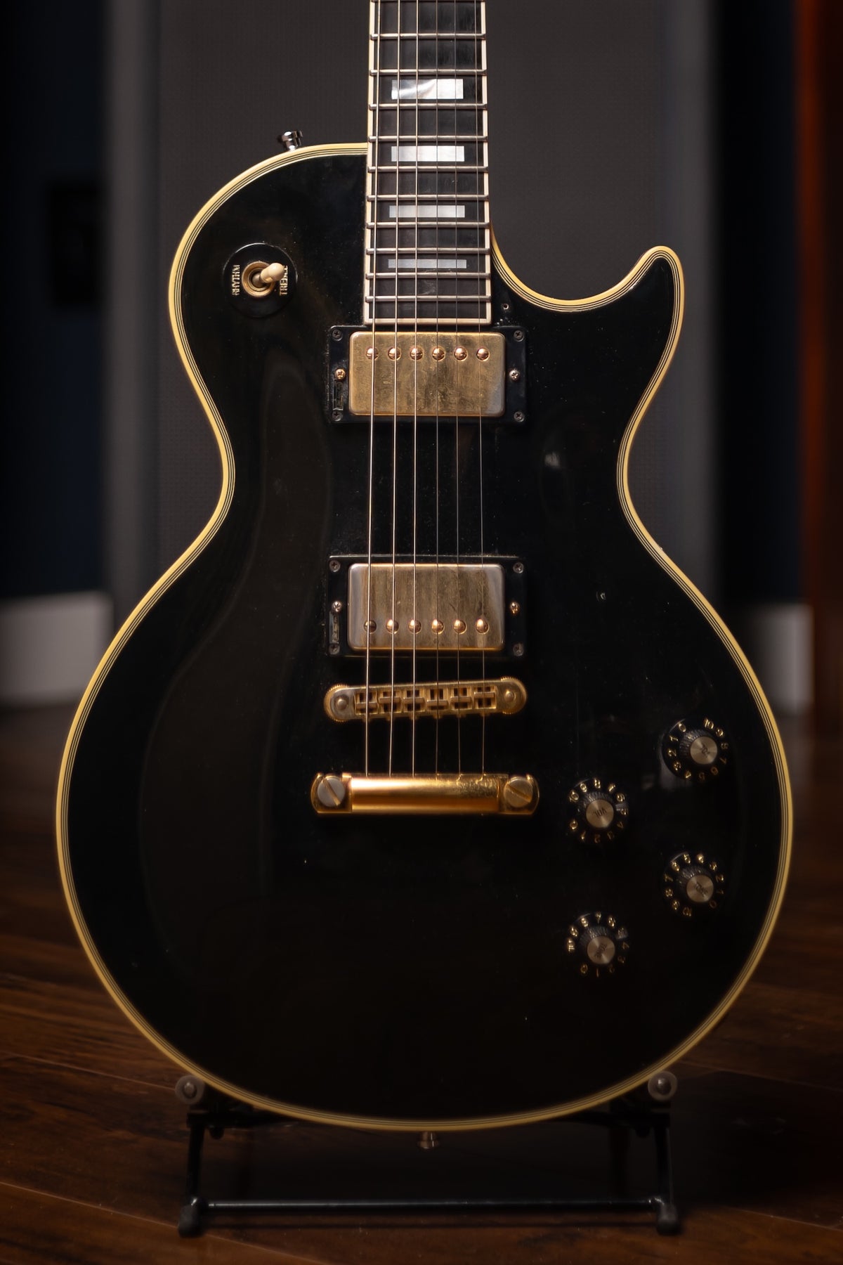 1971 Les Paul Custom Electric Guitar - Black