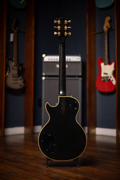 1985 Gibson Les Paul Custom Electric Guitar - Black