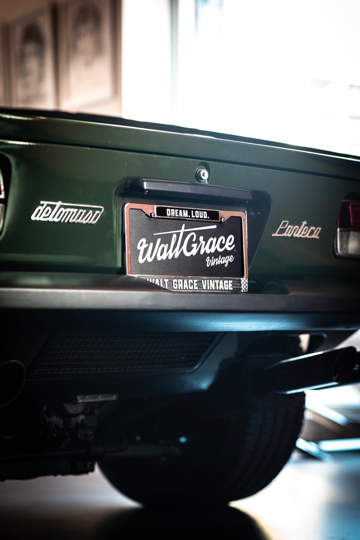 Walt Grace Vintage License Plate Frame