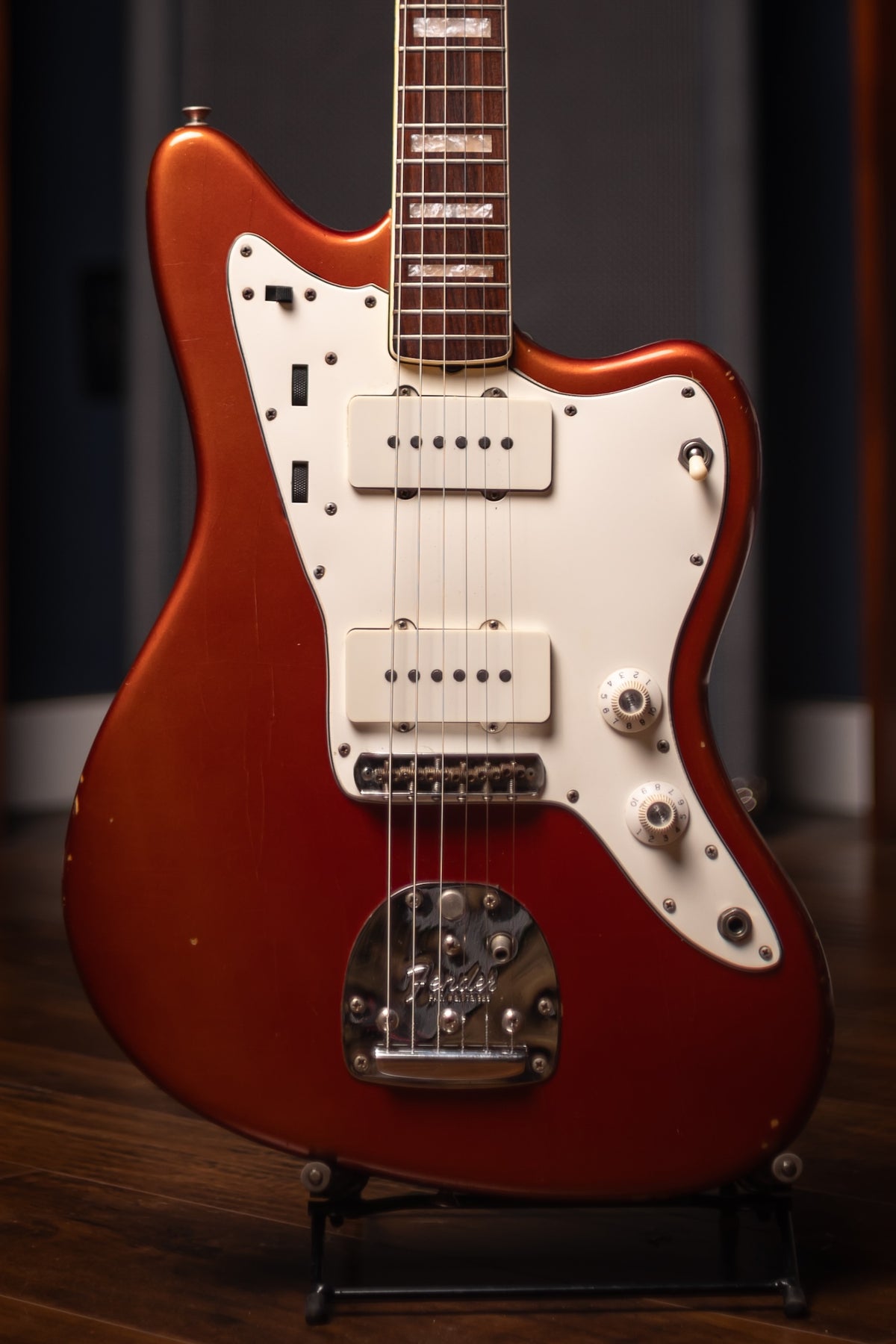 1969 Fender JazzMaster Electric Guitar - Candy Apple Red