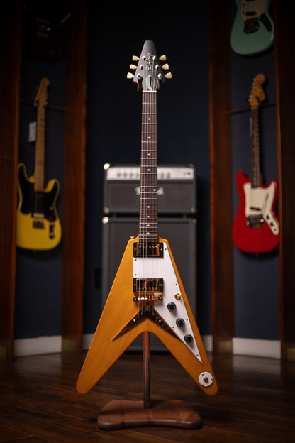 Pre-Owned Epiphone Limited Edition '58 Korina Flying V Reissue - Natural
