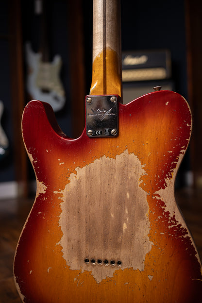 Fender Custom Shop 1952 Telecaster Super Heavy Relic Electric Guitar - Aged Cherry Sunburst