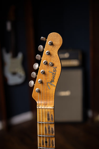 Fender 1951 Telecaster Nocaster Heavy Relic, 1-Piece Quartersawn Maple Neck Electric Guitar - 2-Color Sunburst