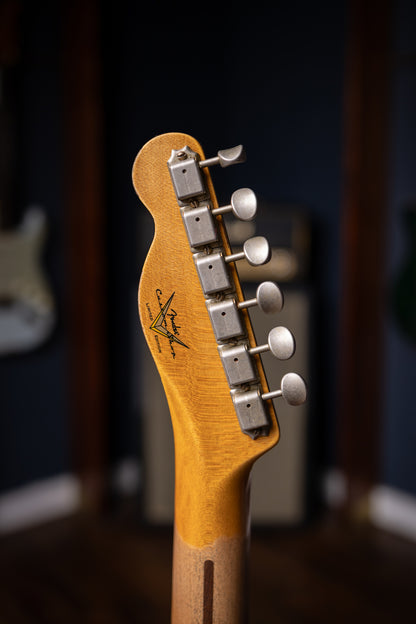 Fender 1951 Telecaster Nocaster Heavy Relic, 1-Piece Quartersawn Maple Neck Electric Guitar - 2-Color Sunburst