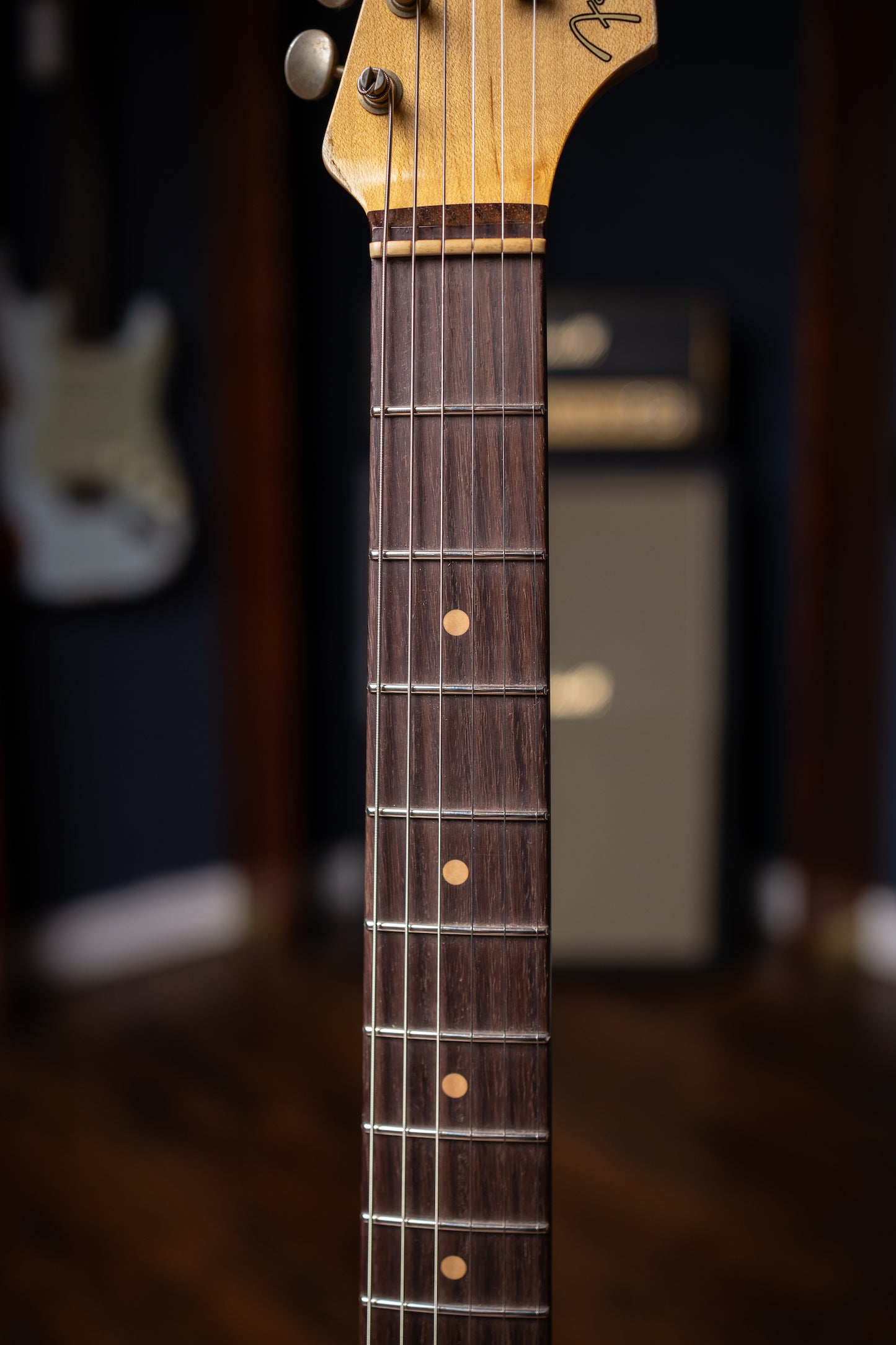 Limited Edition '59 Strat HSS Heavy Relic - Black Pearl over Midnight Wine