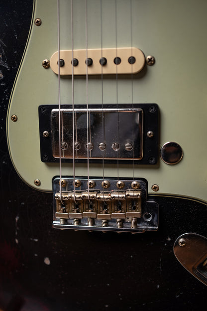 Limited Edition '59 Strat HSS Heavy Relic - Black Pearl over Midnight Wine