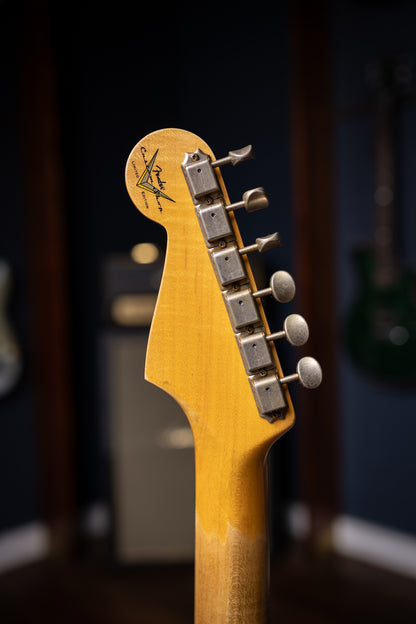 Limited Edition '59 Strat HSS Heavy Relic - Black Pearl over Midnight Wine